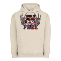 Pigment French Oak Born to be free 4th of July Urban Hoodie - CowGirlArtShop