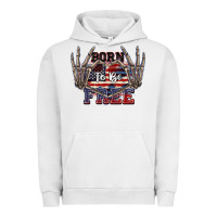 Pigment Lunar Rock Born to be free 4th of July Urban Hoodie - CowGirlArtShop