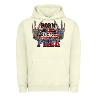Pigment Pistachio Born to be free 4th of July Urban Hoodie - CowGirlArtShop