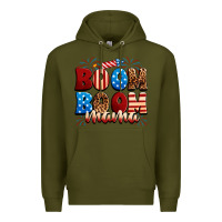 Army Green Boom boom mama Premium Hoodie - Neo Western