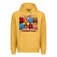Mustard Boom boom mama Premium Hoodie - Neo Western