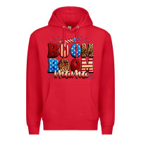 Red Boom boom mama Premium Hoodie - Neo Western