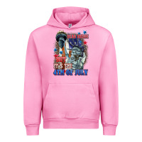 Fuchsia Pink Dead inside but it's the 4th of July Urban Hoodie - CowGirlArtShop