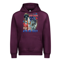 Mauve Wine Dead inside but it's the 4th of July Urban Hoodie - CowGirlArtShop