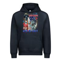 Navy Dead inside but it's the 4th of July Urban Hoodie - CowGirlArtShop