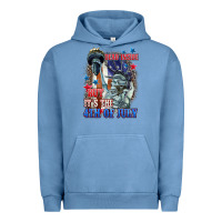 Pigment Pebble Blue Dead inside but it's the 4th of July Urban Hoodie - CowGirlArtShop