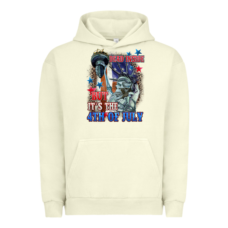 Dead Inside But It's The 4th Of July Urban Hoodie by CowGirlArtShop | Teevron