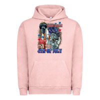 Pigment Salmon Dead inside but it's the 4th of July Urban Hoodie - CowGirlArtShop