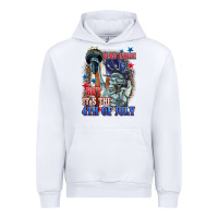 White Dead inside but it's the 4th of July Urban Hoodie - CowGirlArtShop
