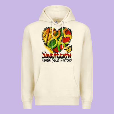 Juneteenth 1865 Graffiti Premium Hoodie Designed By Hra Design Shop