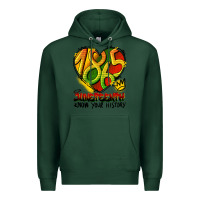 Sports Green juneteenth 1865 graffiti Premium Hoodie - HRA Design Shop