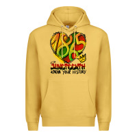 Antique Gold juneteenth 1865 graffiti Premium Hoodie - HRA Design Shop