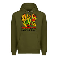 Army Green juneteenth 1865 graffiti Premium Hoodie - HRA Design Shop