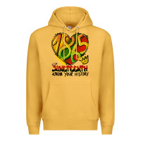 Mustard juneteenth 1865 graffiti Premium Hoodie - HRA Design Shop