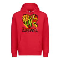 Red juneteenth 1865 graffiti Premium Hoodie - HRA Design Shop
