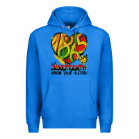 True Royal juneteenth 1865 graffiti Premium Hoodie - HRA Design Shop