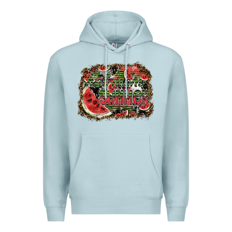 Hot Mom Summer Premium Hoodie by SublimationCraftShop | Teevron