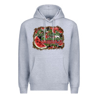 Heather Grey hot mom summer Premium Hoodie - SublimationCraftShop