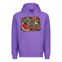 Purple hot mom summer Premium Hoodie - SublimationCraftShop