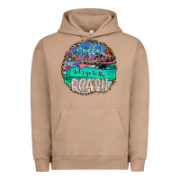 Pigment Burro Hello Summer Let's Go To The Beach Urban Hoodie - SublimationCraftShop