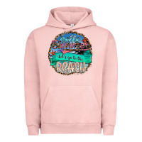Pigment Salmon Hello Summer Let's Go To The Beach Urban Hoodie - SublimationCraftShop