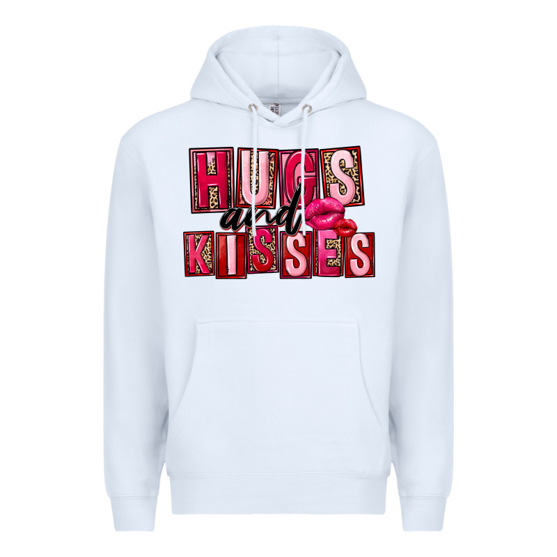 Hugs And Kisses Premium Hoodie by FaDigitalArtStudio | Teevron