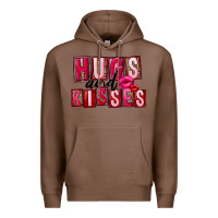 Chestnut hugs and kisses Premium Hoodie - FaDigitalArtStudio