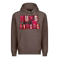 Coffee hugs and kisses Premium Hoodie - FaDigitalArtStudio