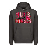 Smoke hugs and kisses Premium Hoodie - FaDigitalArtStudio