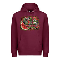 Burgundy hot nana summer Premium Hoodie - SublimationCraftShop