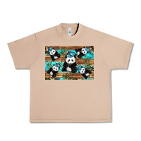 Burro Camouflage Baby Panda Urban Heavy Tee - Artiststas