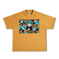 Peanut Butter Camouflage Baby Panda Urban Heavy Tee - Artiststas