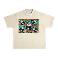 Sandshell Camouflage Baby Panda Urban Heavy Tee - Artiststas