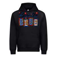 Black Back the blue Urban Hoodie - Neo Western