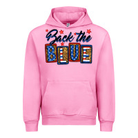 Fuchsia Pink Back the blue Urban Hoodie - Neo Western