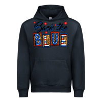 Navy Back the blue Urban Hoodie - Neo Western