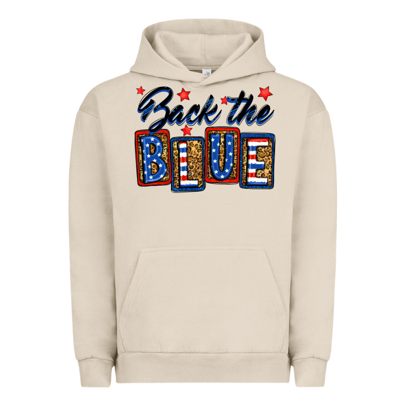 Back The Blue Urban Hoodie by Neo Western | Teevron