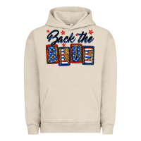 Pigment French Oak Back the blue Urban Hoodie - Neo Western