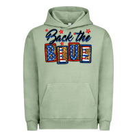 Pigment Oil Green Back the blue Urban Hoodie - Neo Western
