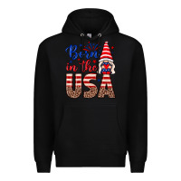 Black Born in the USA gnome Premium Hoodie - Neo Western