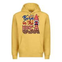 Antique Gold Born in the USA gnome Premium Hoodie - Neo Western