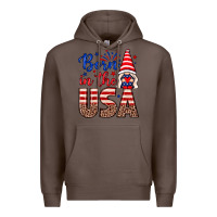 Coffee Born in the USA gnome Premium Hoodie - Neo Western