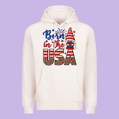 Born In The Usa Gnome Premium Hoodie Designed By Neo Western