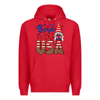 Red Born in the USA gnome Premium Hoodie - Neo Western