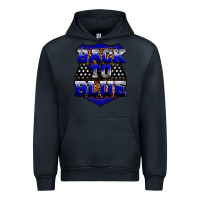 Navy Back the blue Urban Hoodie - Neo Western