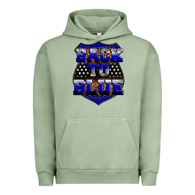 Back The Blue Urban Hoodie by Neo Western | Teevron