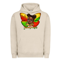 Pigment French Oak juneteenth butterfly black girl Urban Hoodie - HRA Design Shop