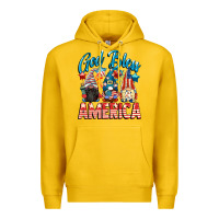 Lemon God blessed America gnomes 4th of July Premium Hoodie - CowGirlArtShop