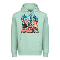 Seafoam God blessed America gnomes 4th of July Premium Hoodie - CowGirlArtShop
