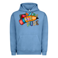 Pigment Pebble Blue dude Urban Hoodie - CowhideDigitalArt